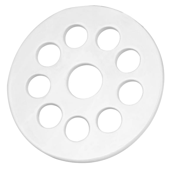 Desiccator Plate with Holes, Unglazed Porcelain, 25cm (9.8") Diameter - Eisco Labs