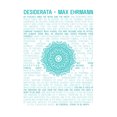thumbnail image 1 of Desiderata Mandala Ehrmann Typography Large Wall Art Print, 1 of 1