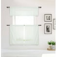 thumbnail image 1 of Desideria 3 Piece Kitchen Curtain Set Tiers, 1 of 2