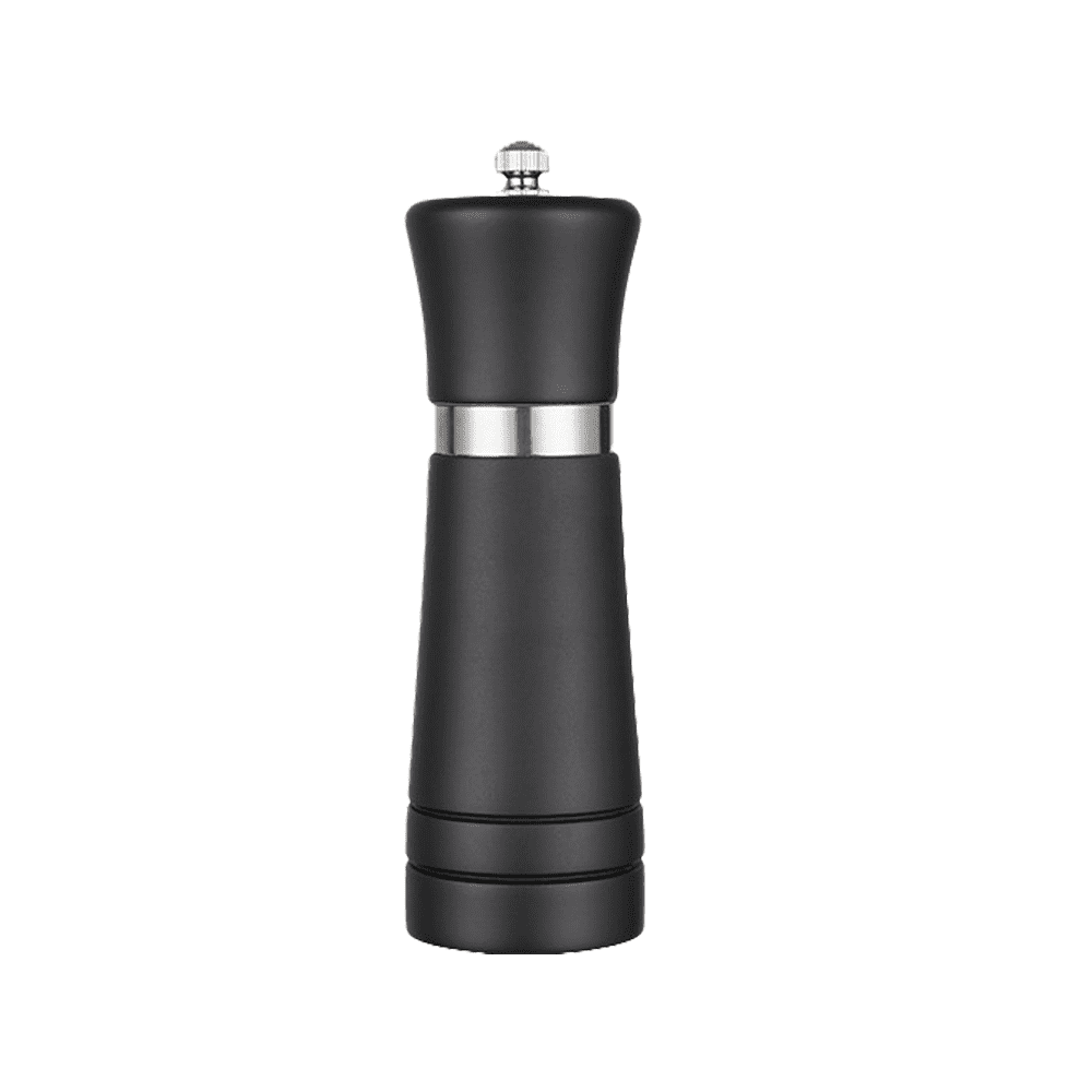 Desiderio Wooden Salt or Pepper Grinder, Refillable Pepper Mill with ...