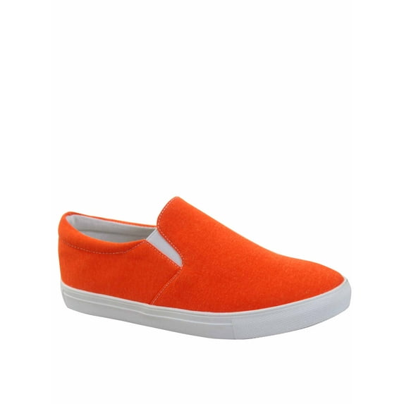 Design-1 Fashion Colors Prints Comfort Slip On Round Toe Flat Sneaker Shoes