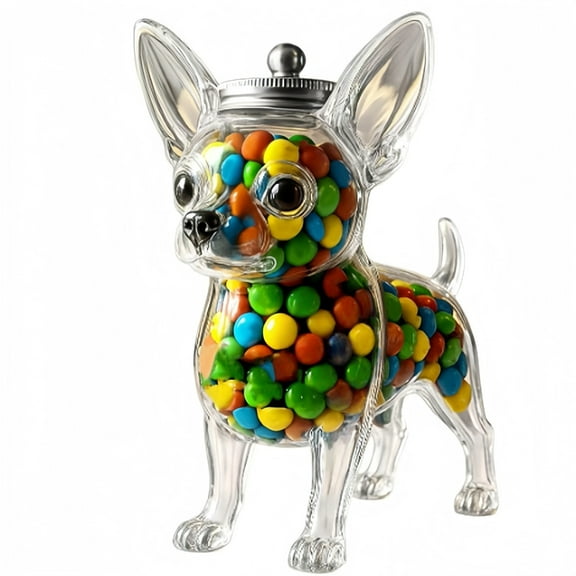 Design Air tight candys Jar For Kitchen Storage Dog Biscuits Coffee Snacks Pet Lover Home Decoration