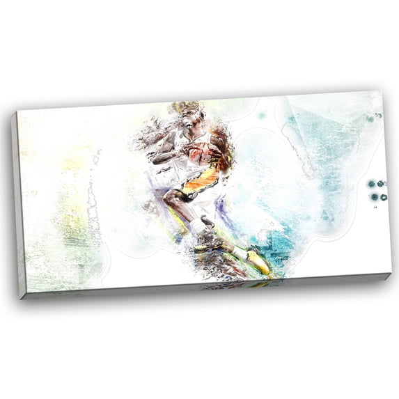 Design Art Basketball in Action, 32" x 16"