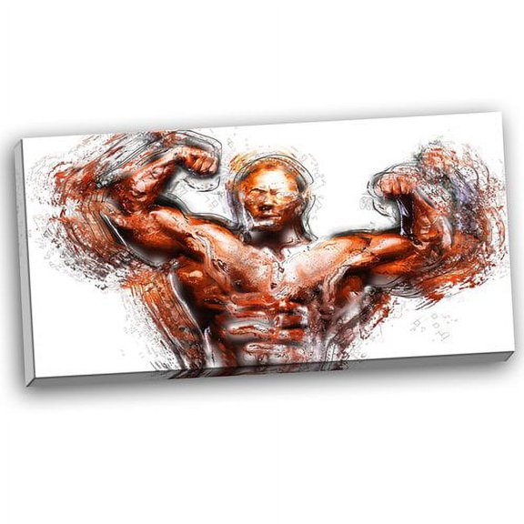Design Art Body Building Lean Out, 32" x 16"