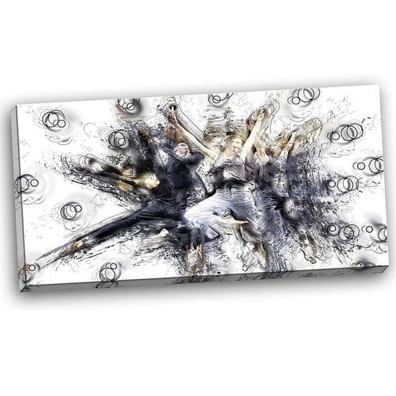 Design Art Contemporary Jazz Dance, 32" x 16"