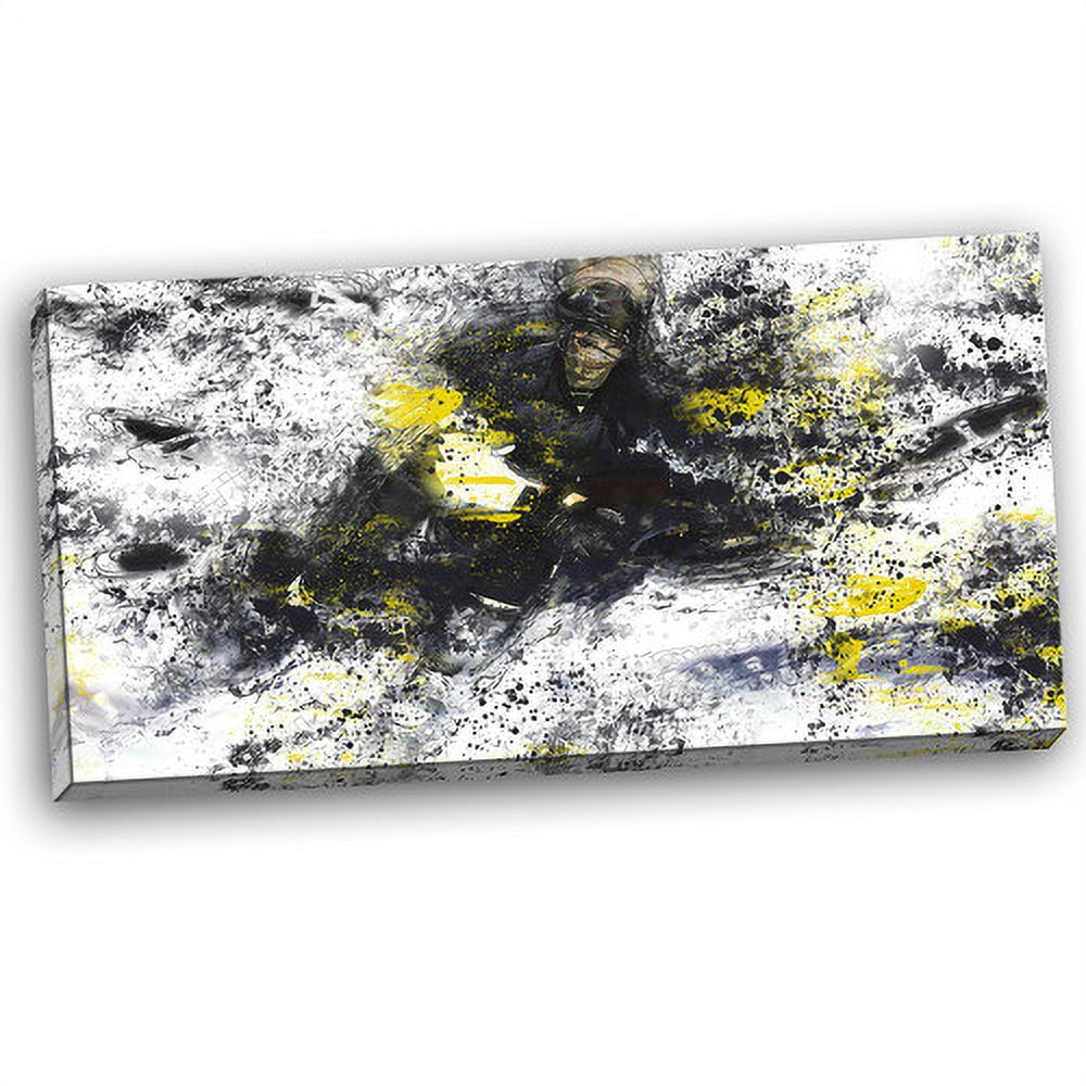 Design Art Hockey Abstract Goalie, 32" x 16"