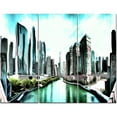 thumbnail image 1 of Design Art On the Chicago River, 3 Pieces, 36" x 28", 1 of 3
