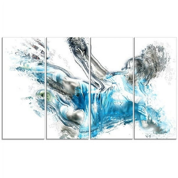 Design Art Soccer Power Kick, 4 Panels, 48" x 28" Walmart Business