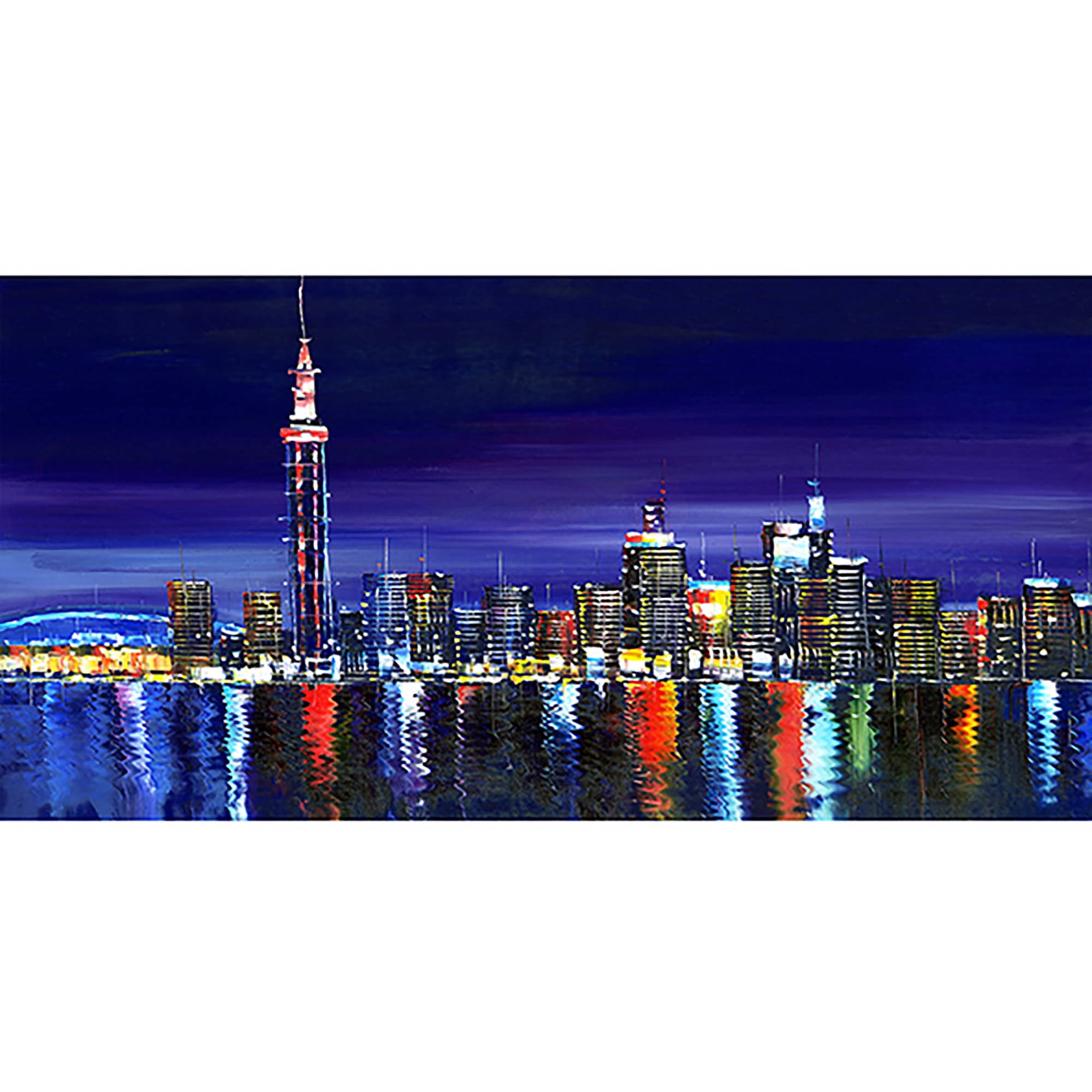 Design Art Toronto At Night, 32" x 16"