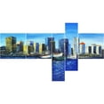 thumbnail image 1 of Design Art Vancouver Landscape, 5 Pieces, 60" x 32", 1 of 3