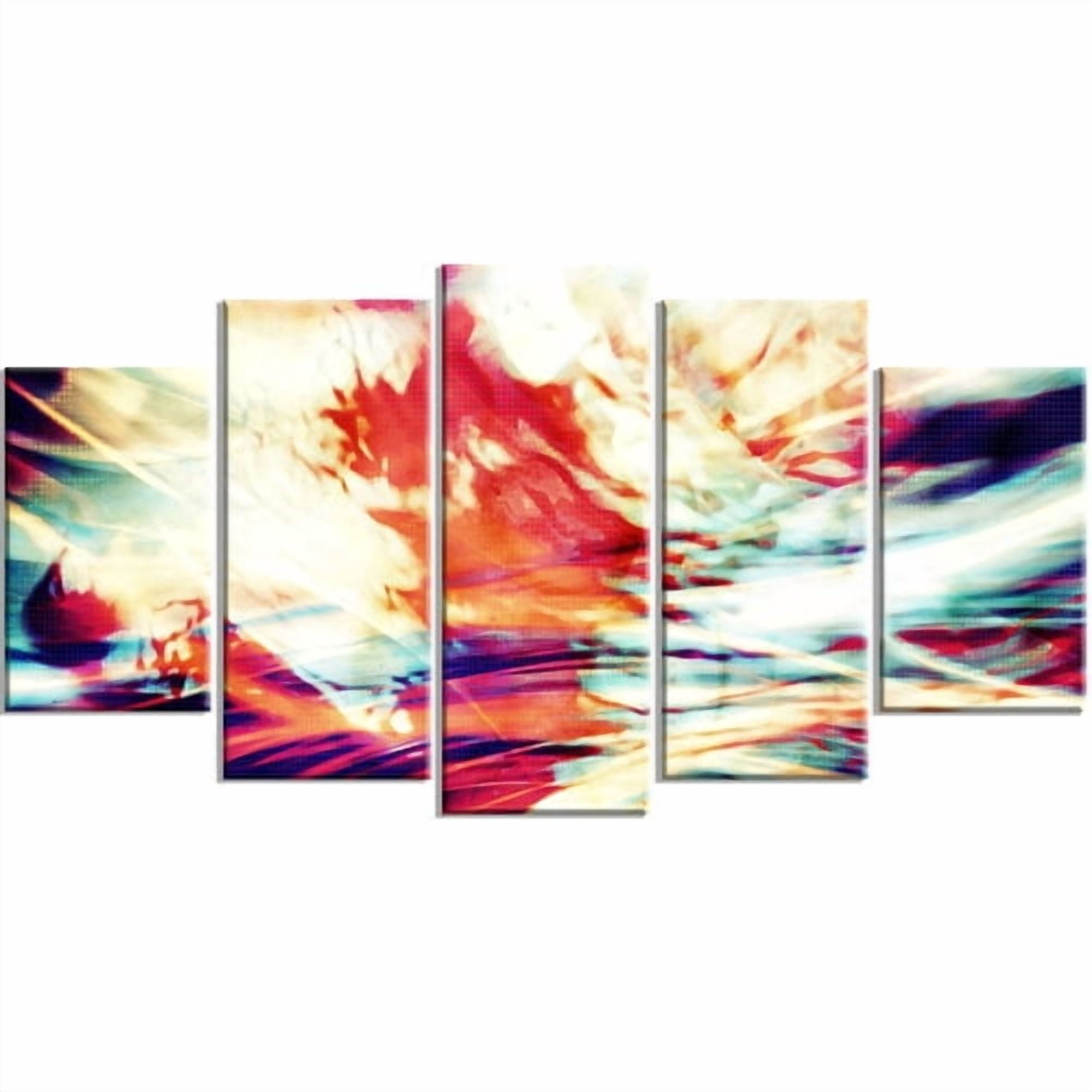 Design Art Winds of the World 5 Piece Graphic Art on Wrapped Canvas Set