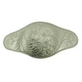 thumbnail image 1 of Design Belt Buckle Silver Chrome Wide Cowboy Western Rodeo Texan Style Fashion New, 1 of 2