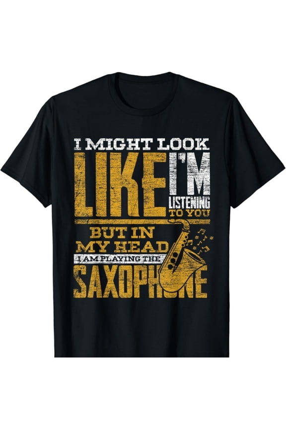 Design - Casual Crew Neck Top with Geometric Applique, Slight Stretch, 180g/m2 Knit Fabric for Hiking, Running, Training, Sports, Weekend - Four Seasons Gift for Jazz Lovers