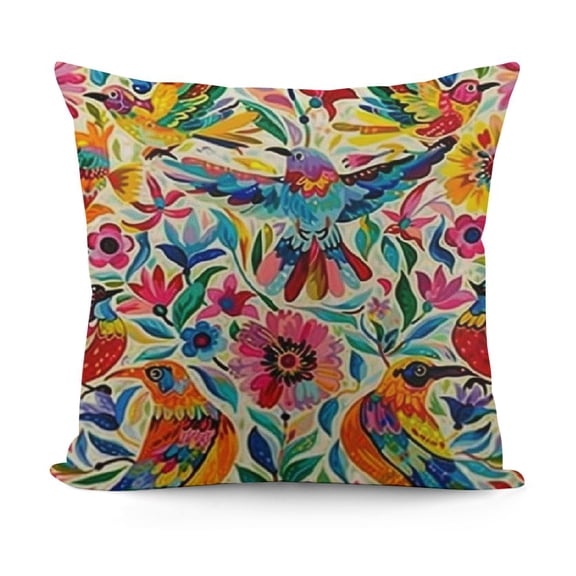 Design Colorful Pheasant Pillow Case