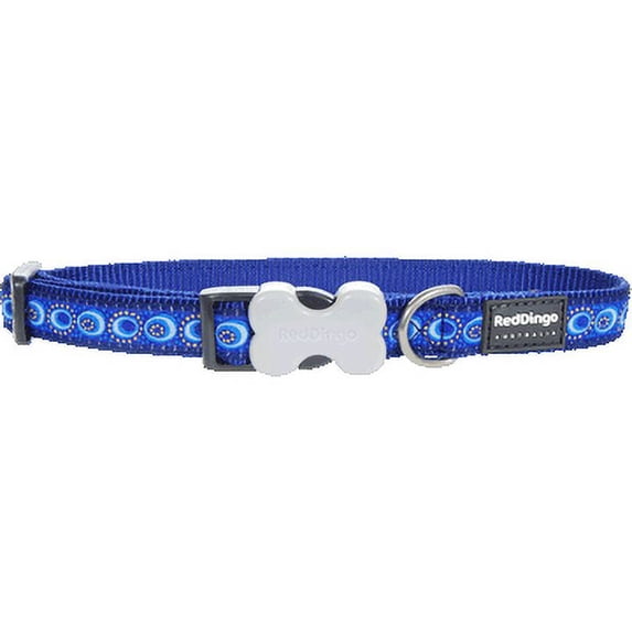 Design Cosmos Dark Blue Dog Collar Large