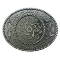 thumbnail image 1 of Design Cowgirl Belt Buckle Silver Metal Costume New Style Texana Rodeo, 1 of 2