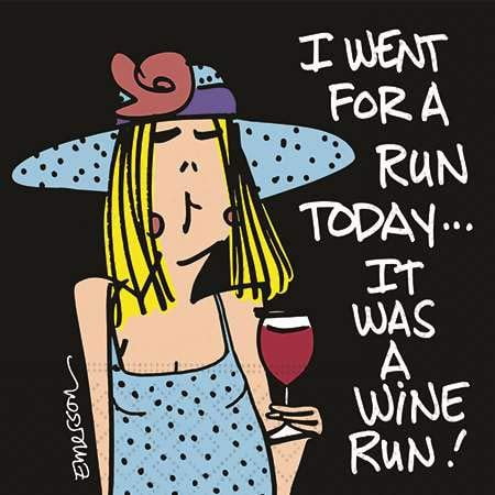 Design Design A Wine Run Cocktail Napkins