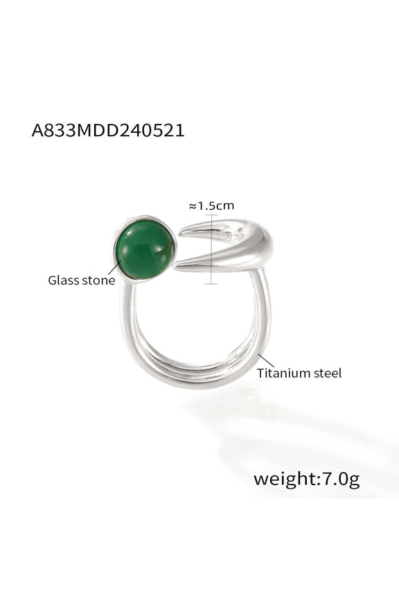 Design Double Layer Titanium Steel Open-end Ring