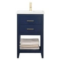 thumbnail image 1 of Design Element Cara 20" Single Sink Bathroom Vanity In Blue, 1 of 5