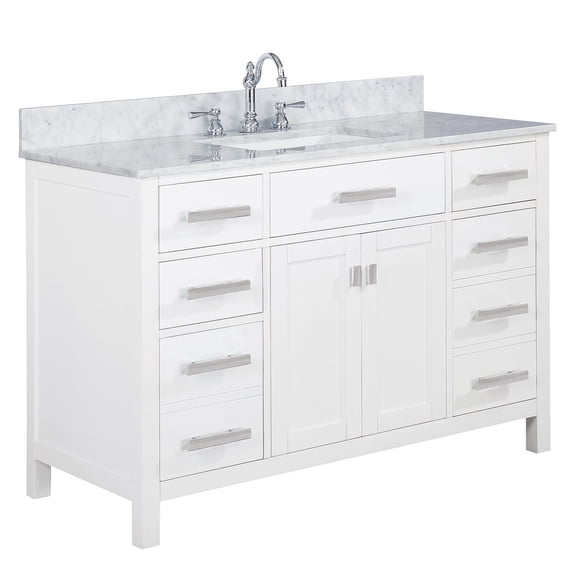 Design Element Valentino 48" Single Sink Vanity in White