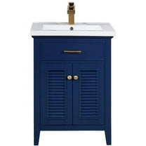 Design Element Group Cameron 24" Single Sink Vanity in Blue