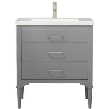 Design Element Group Mason 30" Single Sink Vanity in Gray