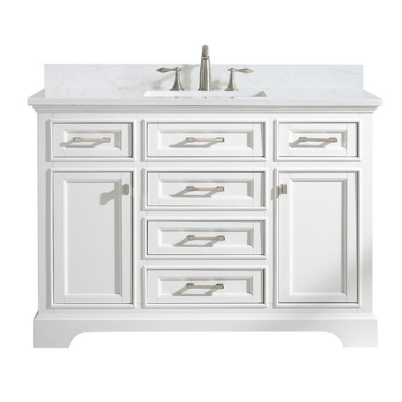 Design Element Group Milano 48" Single Vanity in White