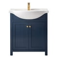 thumbnail image 1 of Design Element Marian 30" Single Sink Bathroom vanity in Blue with White Top - No Assembly Required, 1 of 8