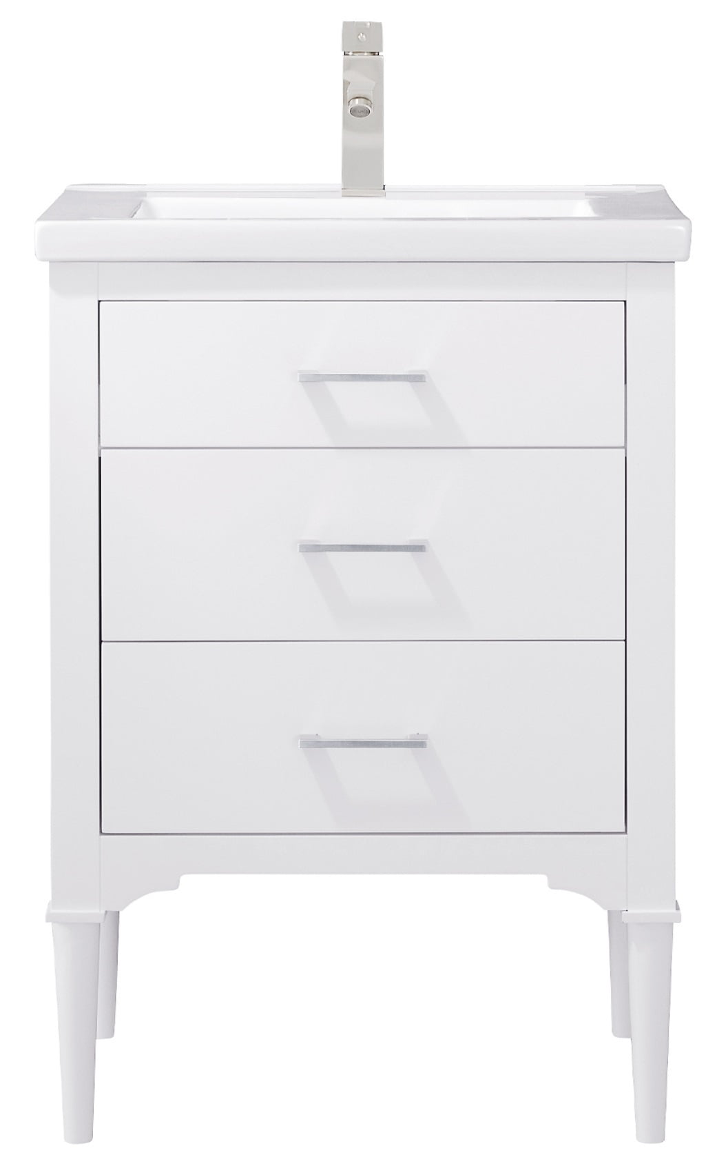Design Element Mason 24" Single Sink Bathroom Vanity in White
