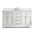 thumbnail image 1 of Design Element Milano 60" Single Vanity in White, 1 of 14