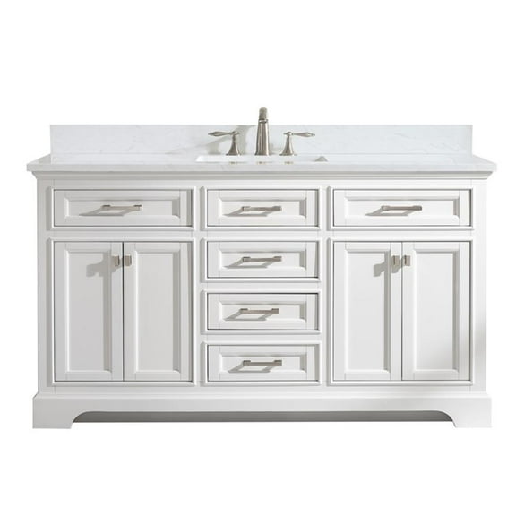 Design Element Milano 60" Single Vanity in White