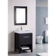 thumbnail image 1 of Design Element New York 24" Single Sink Bathroom Vanity Set in Espresso, 1 of 1