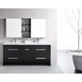 thumbnail image 1 of Design Element Perfecta 72" Double Sink Bathroom Vanity Set in Espresso, 1 of 4