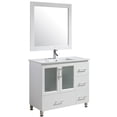 thumbnail image 1 of Design Element Stanton 40" Single Sink Bathroom Vanity Set in White, 1 of 5
