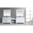 thumbnail image 1 of Design Element Two London 48" Single Sink Bathroom Vanity Set in White with Make-up Table Set, 1 of 5