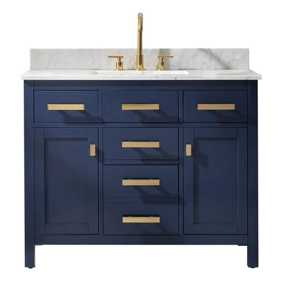 Design Element Group 42" Single Vanity in Blue