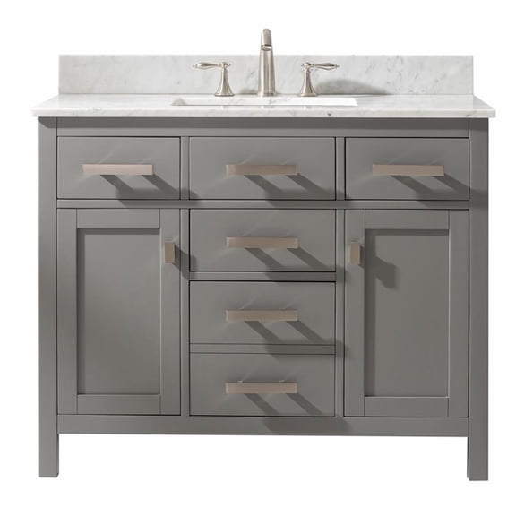 Design Element Group 42" Single Vanity in Gray