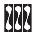 thumbnail image 1 of Design Elements Custom Pinstripes Lines Corners Car Window Vinyl Decal Sticker Stickers 270 - 36 Inches, 1 of 1
