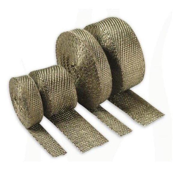 Design Engineering D40-10131 2 x 25 ft. Titanium Exhaust Wrap