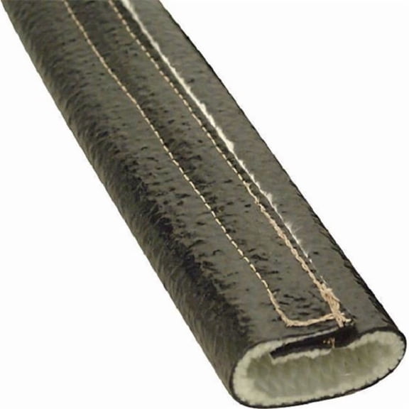 Design Engineering DSN10478 1 in. x 2 ft. Fire Wrap Sleeve, Black