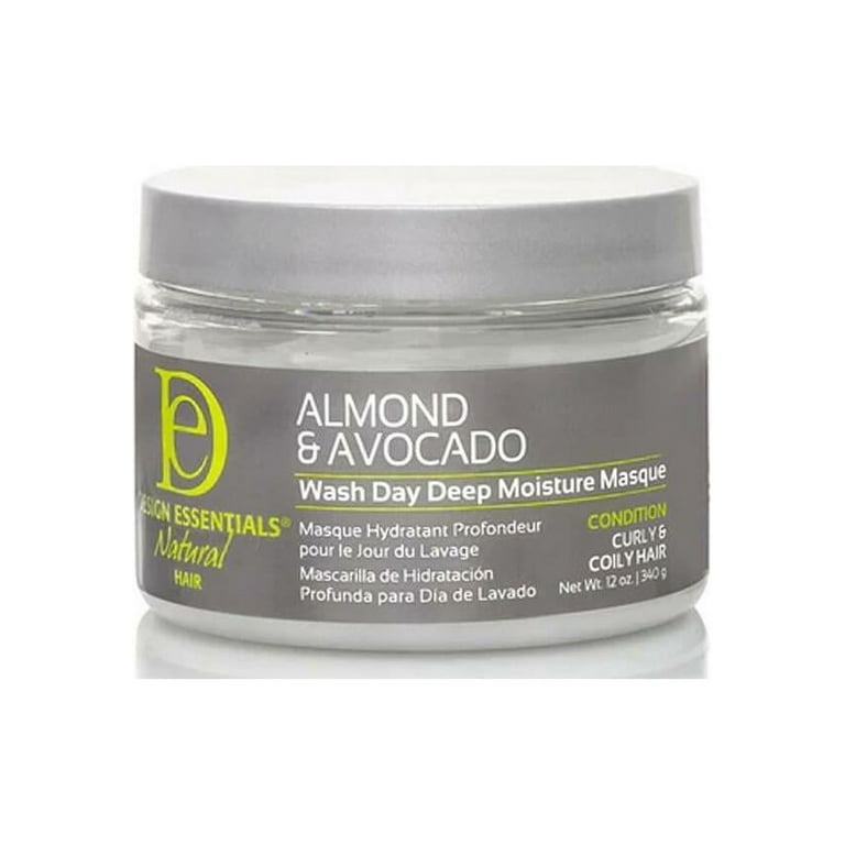 Design Essentials Wash Day Deep Moisture Masque, Almond & Avocado - 12 oz