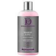 Design Essentials Bamboo & Silk HCO Leave-In Conditioner for Thermal Protection and Strength, 32 Fl Oz., Pink
