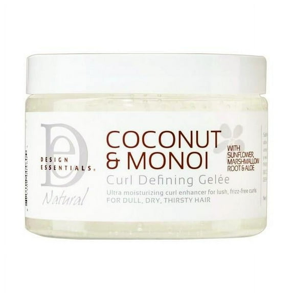 Design Essentials Coconut And Monoi Curl Defining Gelee, 12 Oz.