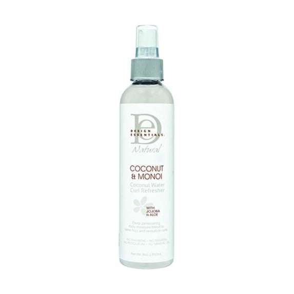 Design Essentials Coconut And Monoi Water Curl Refresher, 8 Oz.