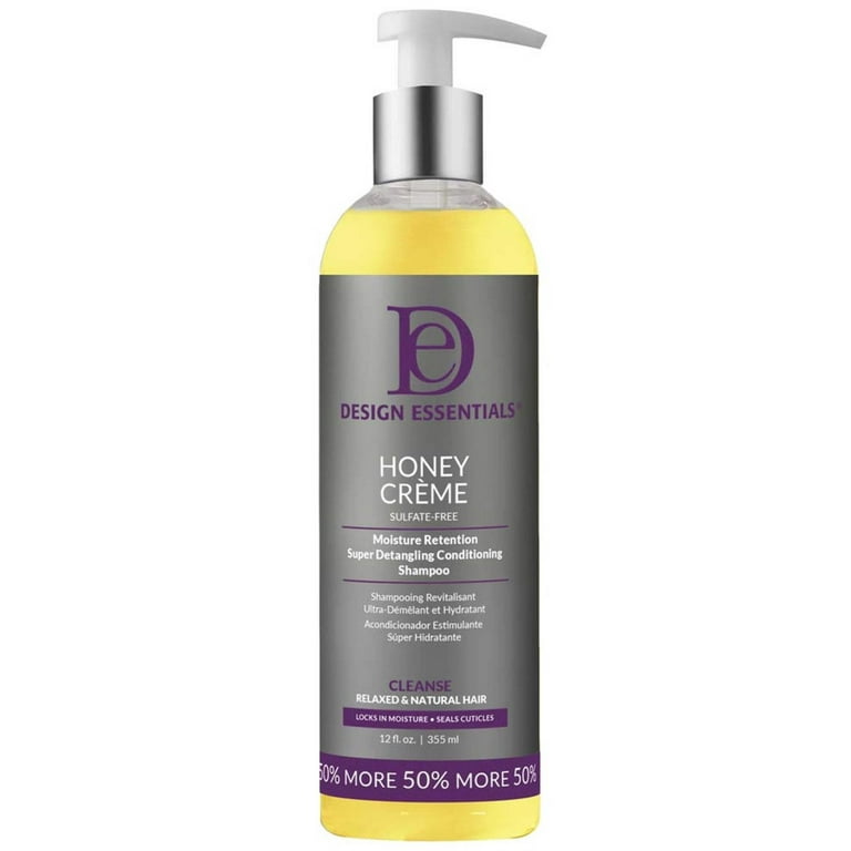 DESIGN ESSENTIALS Honey Creme Moisture Retention Super Detangling Conditioning Shampoo (12oz) DESIGN ESSENTIALS Honey Creme Moisture Retention Super Detangling Conditioning Shampoo (12oz)
