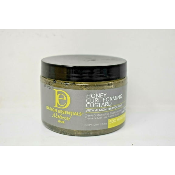 Design Essentials Honey Curl Forming Custard w/ Almond & Avocado New