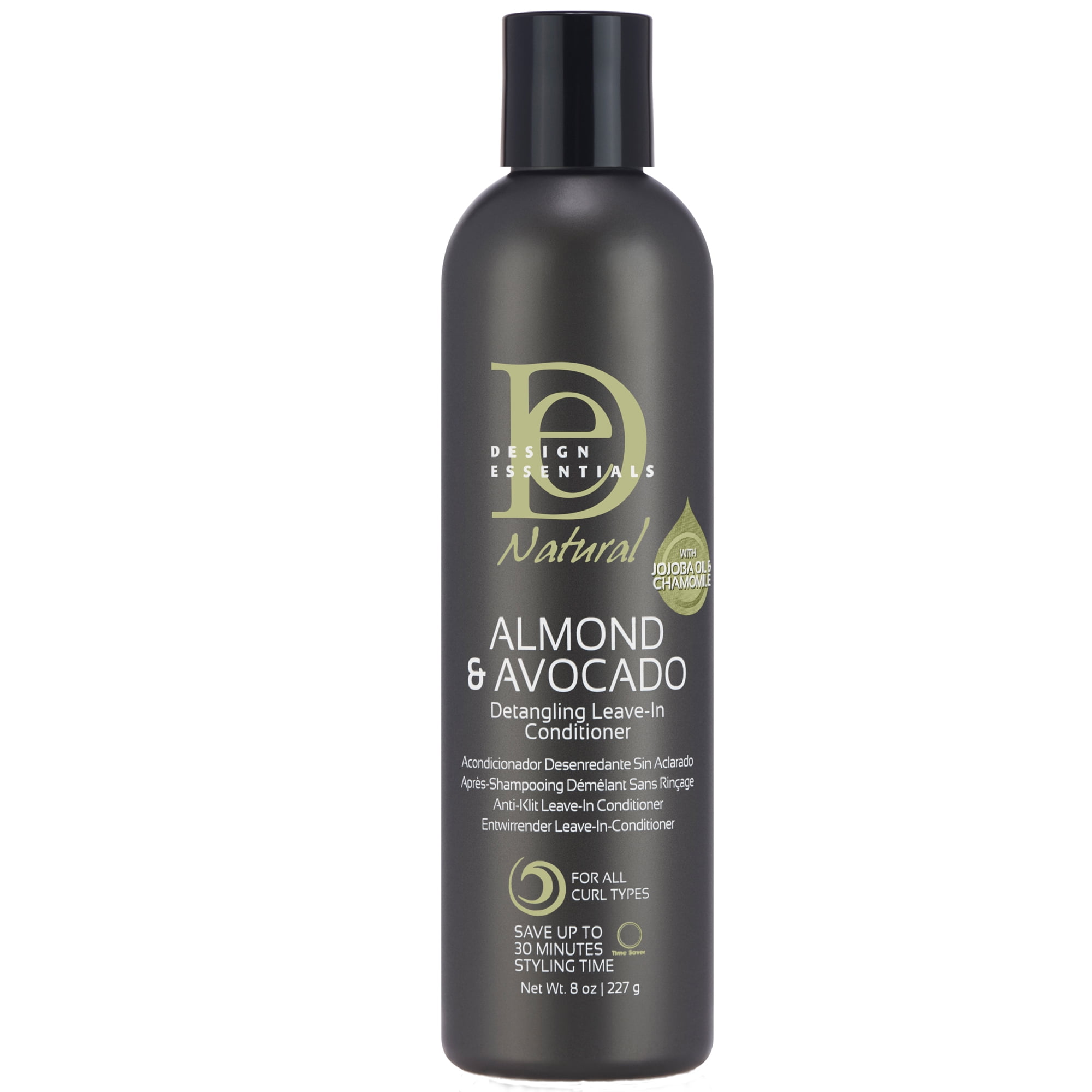 Design Essentials Natural Almond & Avocado Detangling Leave-In Conditioner, 8.0 Oz