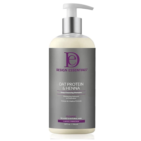 Design Essentials Oat Protein & Henna Deep Cleansing Shampoo - 32 oz