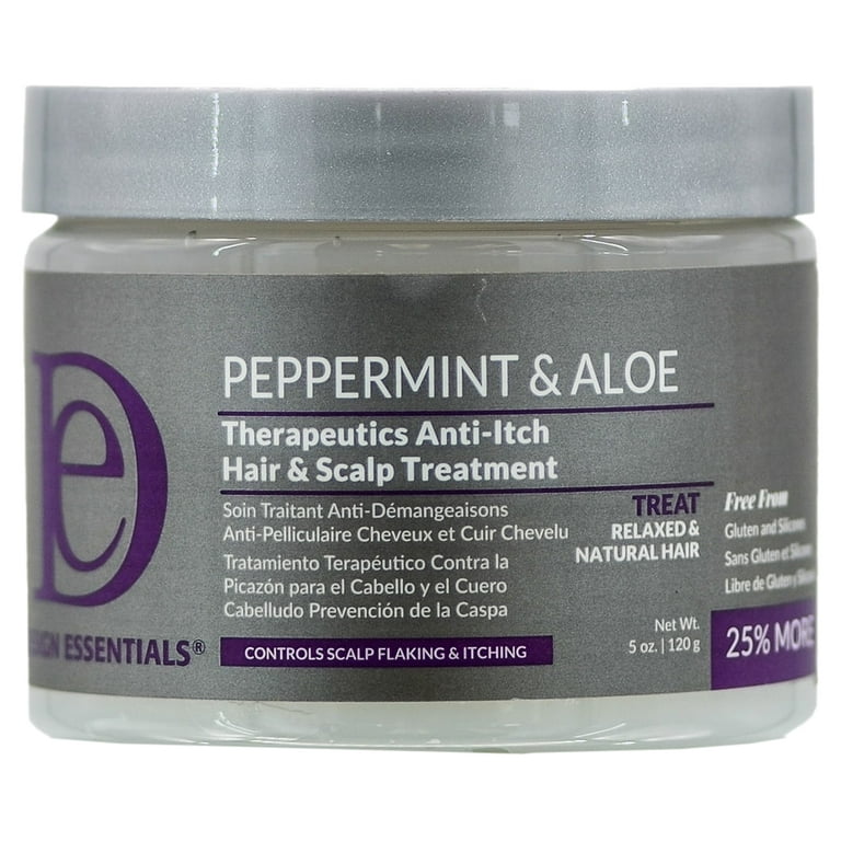 DESIGN ESSENTIALS Peppermint & Aloe Therapeutics Anti-Itch Hair & Scalp Treatment (5oz) DESIGN ESSENTIALS Peppermint & Aloe Therapeutics Anti-Itch Hair & Scalp Treatment (5oz)