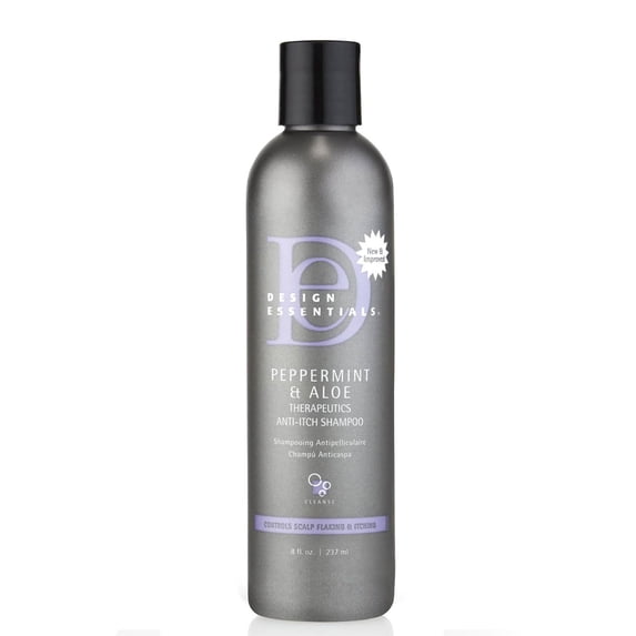Design Essentials Peppermint & Aloe Therapeutics Anti Itch Shampoo For, 8 Oz.,Pack of 3